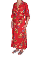 Load image into Gallery viewer, &quot;LA FORZA&quot; VISCOSE WRAP DRESS