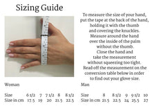 Load image into Gallery viewer, Real Leather Brown Gloves with Cashmere Lining