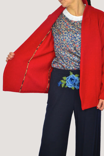 GIULIA BLAZER IN RED