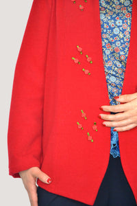 GIULIA BLAZER IN RED