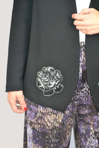 GIULIA BLAZER IN BLACK