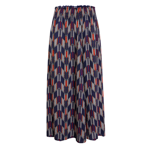 STELLA MAXI SKIRT IN GEOMETRIC