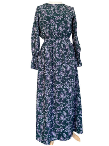 LOLA LONG DRESS IN GREEN