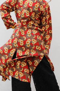 BARBARA LONG SILK KAFTAN