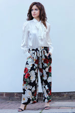 Load image into Gallery viewer, LUCY SILK CREPE WIDE- LEG PANTS